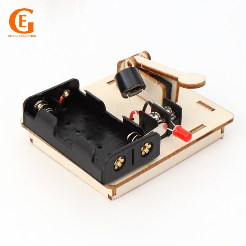 GIFTED EDUCATION DIY Telegraph Toy Model Wooden Educational Puzzle STEM ...