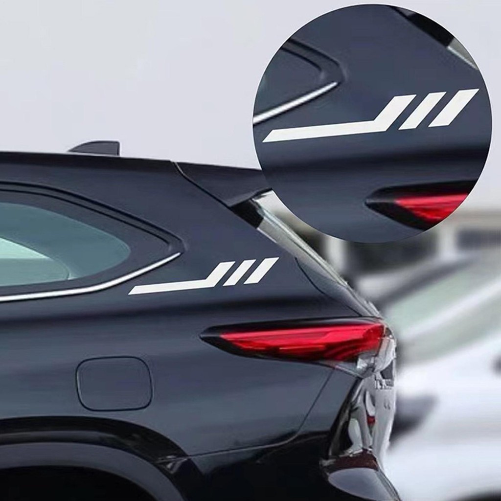 1PC Colorful Reflective Car Decoration Laser Stickers Car Door Body ...