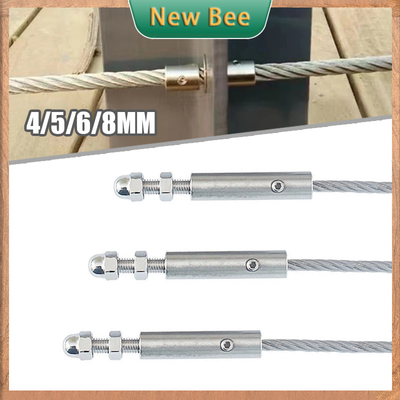 4/5/6/8mm Cable Railing Steel Wire Rope Stud Tension End Joint Elbow ...