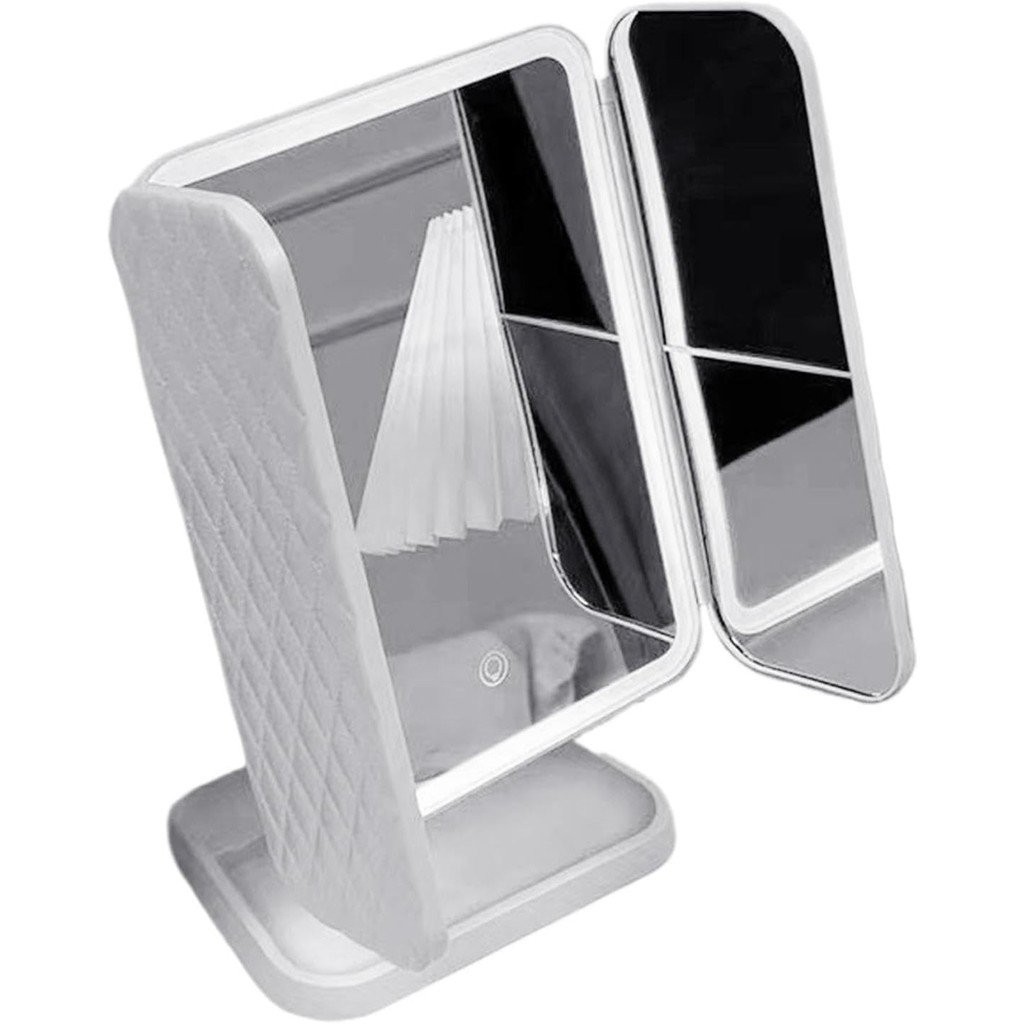 Smart Mirrors |Trifold Mirrors for Dressing Table | 3 Color LED Makeup ...