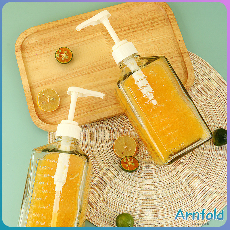 AF Plastic Glass Syrup Container with Pump (10cc) - For Sugar Syrup ...