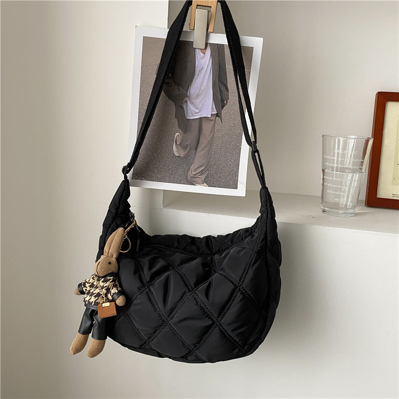 Rhombus Embroidery Thread Large-Capacity Large Bag Female Popular New ...