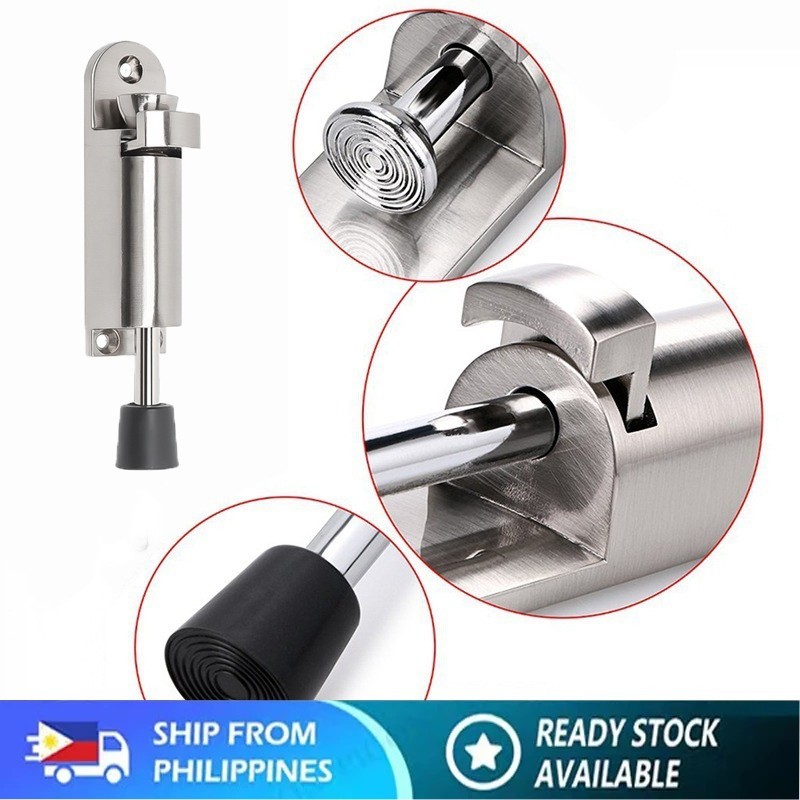 [COD] Home-based Kickdown Door Stop Stainless Steel Spring Loaded Door ...