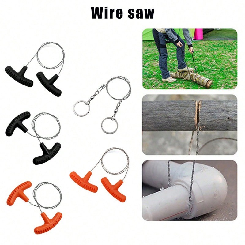 Stainless Steel Hand-Pulled Wire Saw Rope, Compact Portable Sharp ...