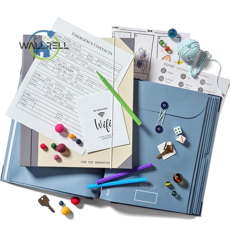 WADY “In Case I Go Missing” Document Organizer – Accordion Folder With Labels, Holds Passports, Certificates & More