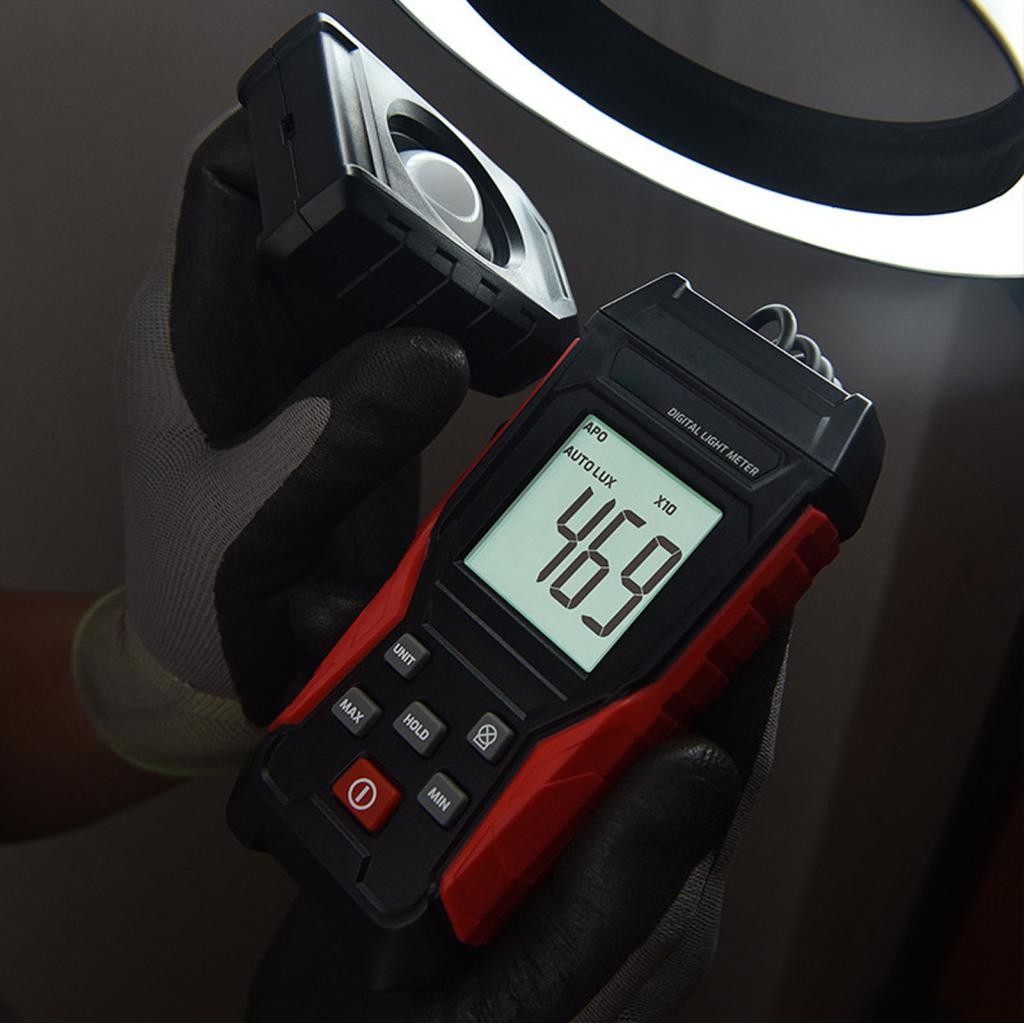 Digital Illuminometer 200000LX High Accuracy Light Meter Automatic ...