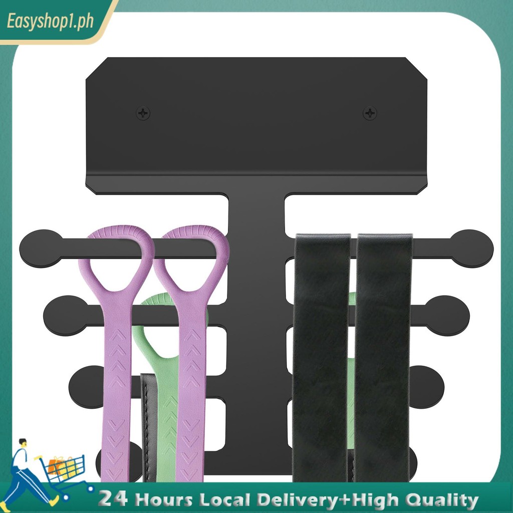Resistance Band Rack Metal Resistance Band Storage Hanger Wall Mounted ...