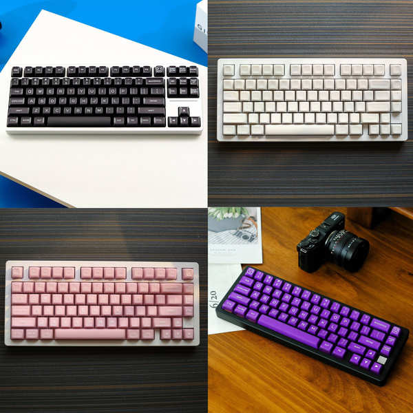keycaps Light smile SA high white marble Chinese green jade purple ...
