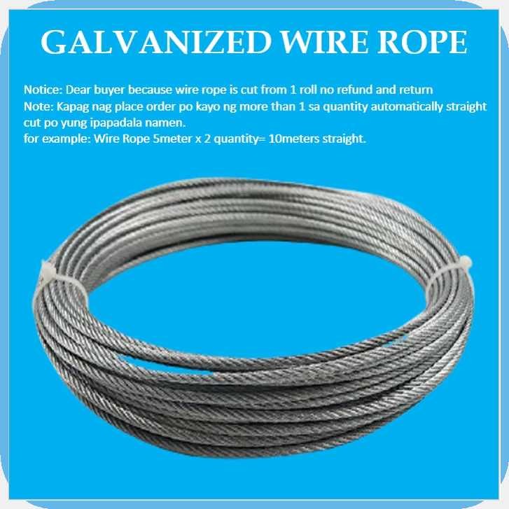 Steel}A$Cable&K>Wire.Yd#Rope]aT#6mm]AM#8mm]dh#10mm]eS#5m-15m^l ...
