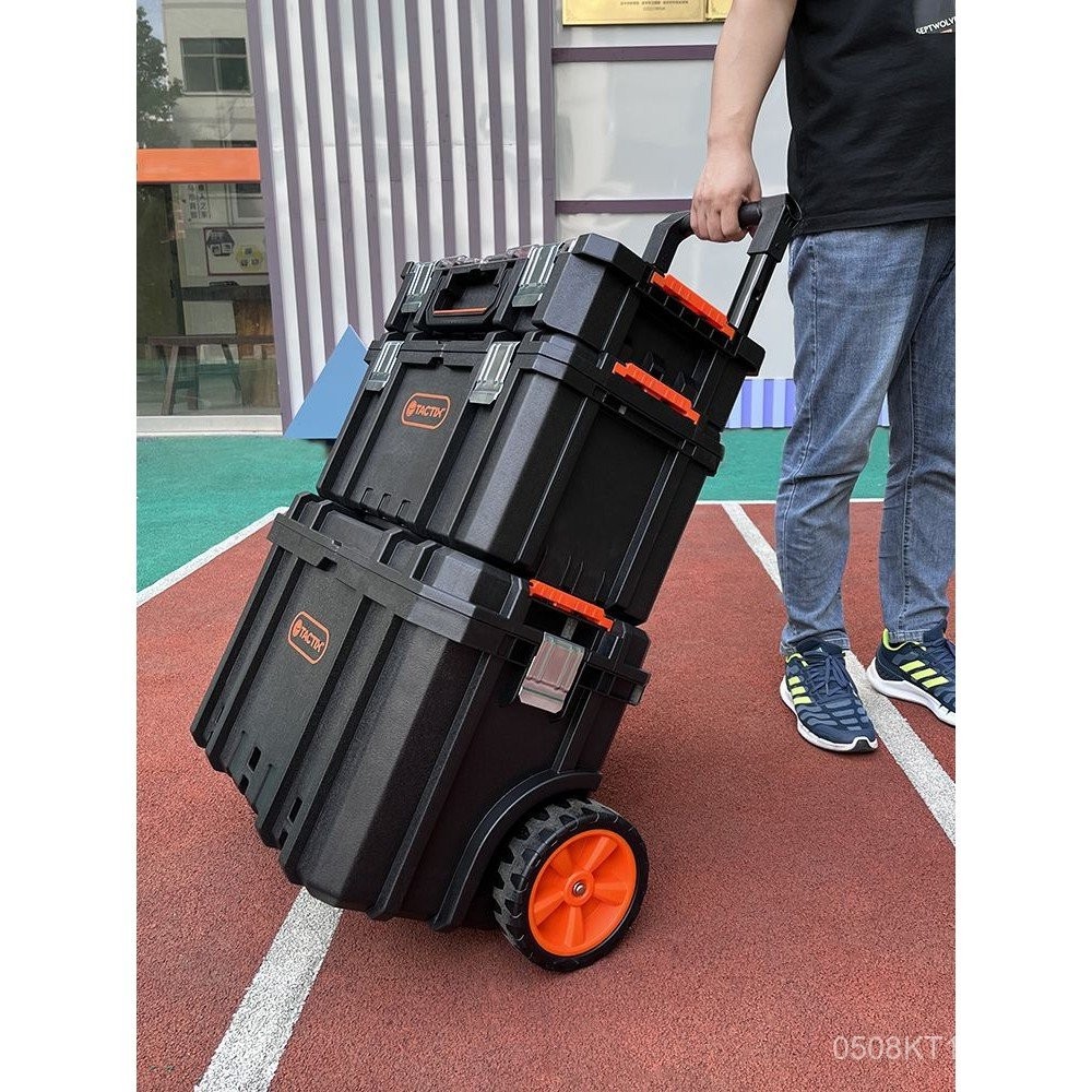 Install Door and Window Stacking Storage Box, Expandable Car Trolley ...
