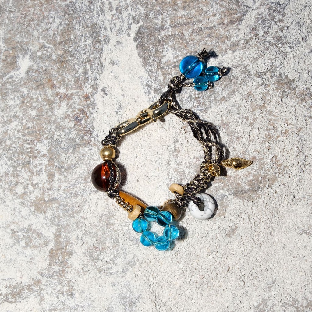 Flower Dance Shell Keychain Bracelet Blue Niche Design | Shopee Philippines