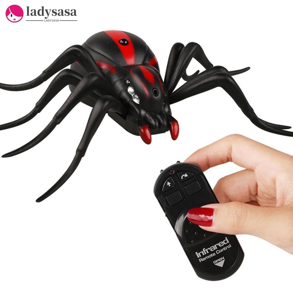 Ladysasa Infrared Remote Control Spider Animal Toy Prank Insects Joke ...