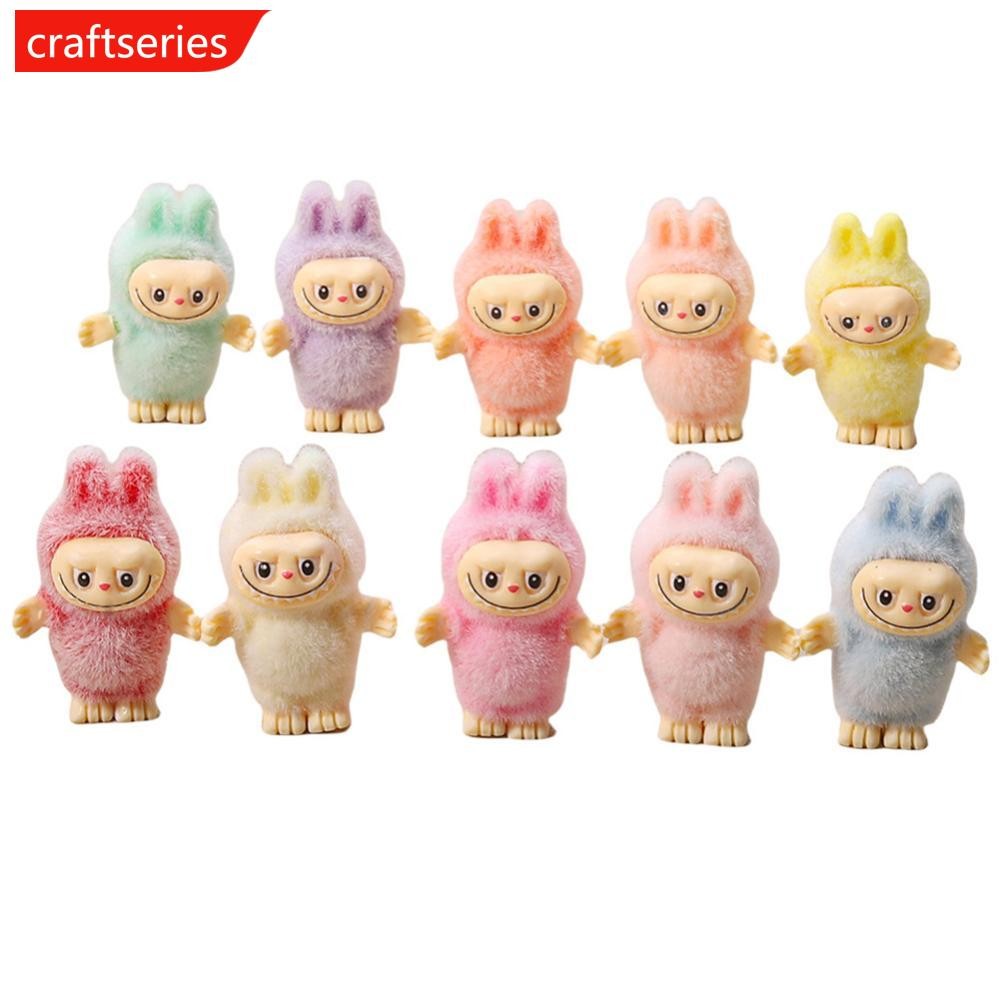 CRAFTSERIES Mini Labubu Baby Doll Decoration Car Center Console Car ...