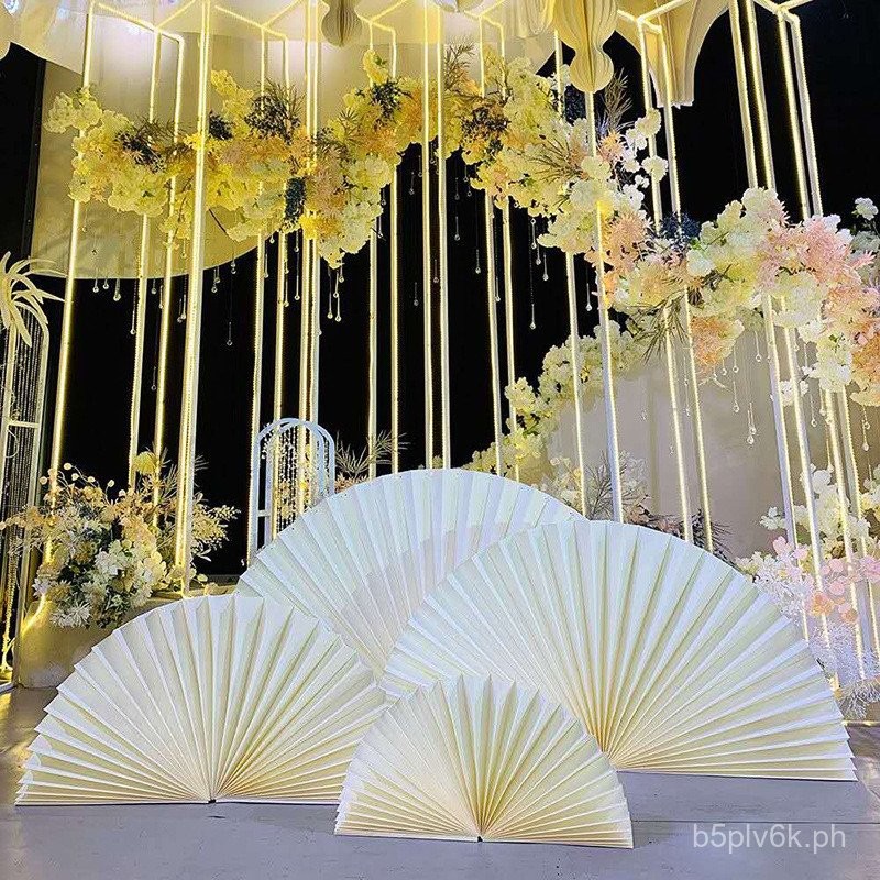 Creative Wedding Props Folding Fan Circular Fan Fan Photography ...