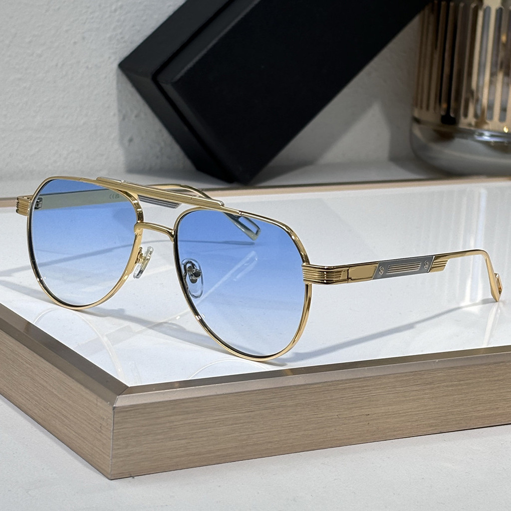 CAZA* 3201Light Luxury Fashion Metal Vacation Aviator Frame Sun ...
