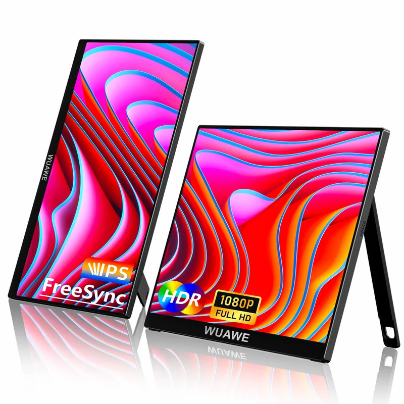 Nice gift 15.6 inch Portable Monitor for Laptop, 1080P 60HZ Gaming IPS ...