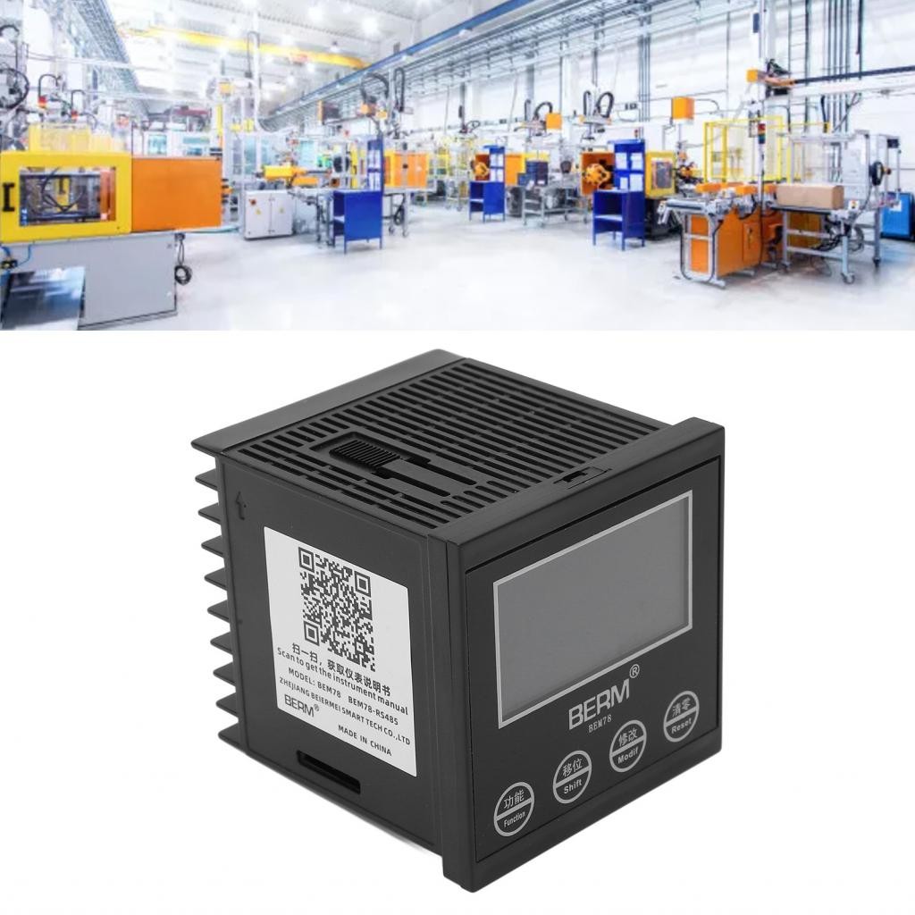 Ttiitt Digital Counter Power Off Memory Panel Meter LCD Display Relay ...