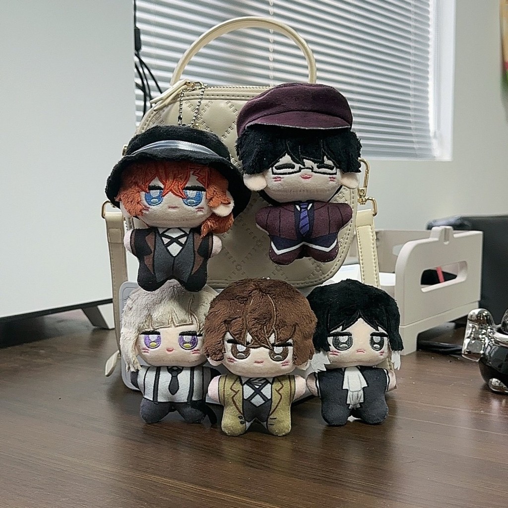 Peluche Bungo Stray Dogs 20 Cm - Dazai Osamu / Chuuya Nakahara - Poupée Mignonne Douce, Cadeau Anime Pour Fans