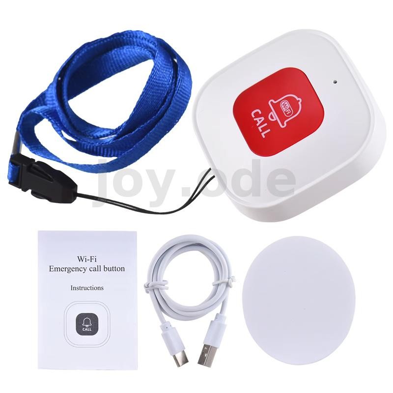 Tuya WiFi Smart SOS Call Button Wireless Caregiver Pager Phone Alert ...