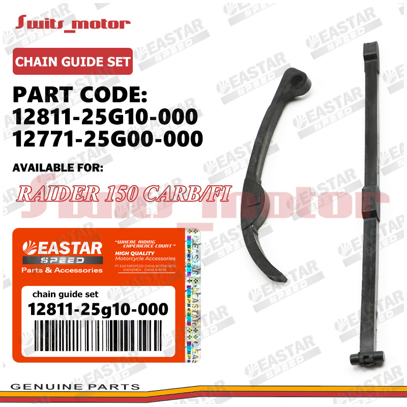 Timing Chain Guide SET Tensioner Guide SET Raider 150 carb type ...