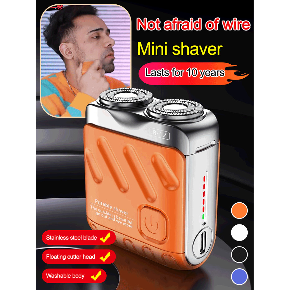 SKIN-GUARD TECH! 【Zero Pull】Electric Shaver / 5-Blade Magnetic Heads ...