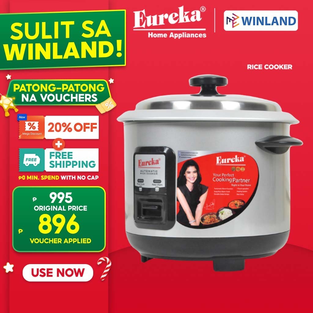 Eureka by Winland 1 Liter Rice Cooker 5 Cups 400 Watts ERC-1.0L SB/EP ...