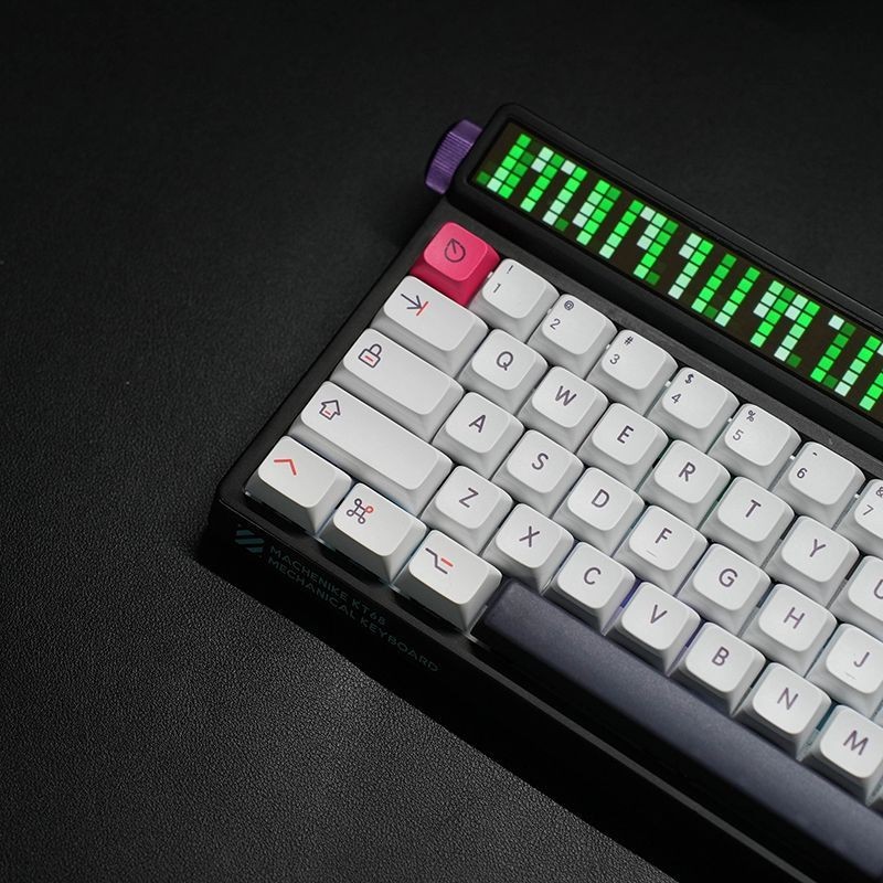 【PH STOCK】Pink and Black Keycaps XDA Height PBT DYE-sublimation ...