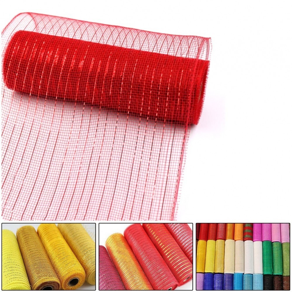 Long Lasting Deco Mesh Ribbon Perfect for DIY Projects 26cm x 10yd Roll ...