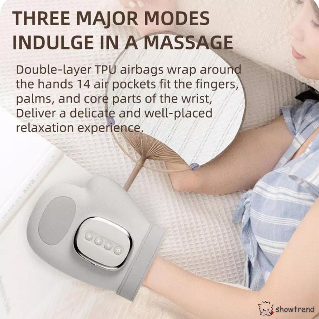 5 Levels Hand Air Compression Massagers Unique Hand Therapy Relaxation ...