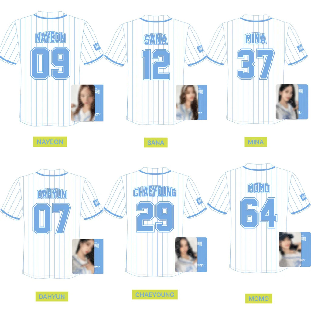 ⚾️ TWICE JERSEY- 9th Anniversary HOME 9ROUND T Shirt | Shopee