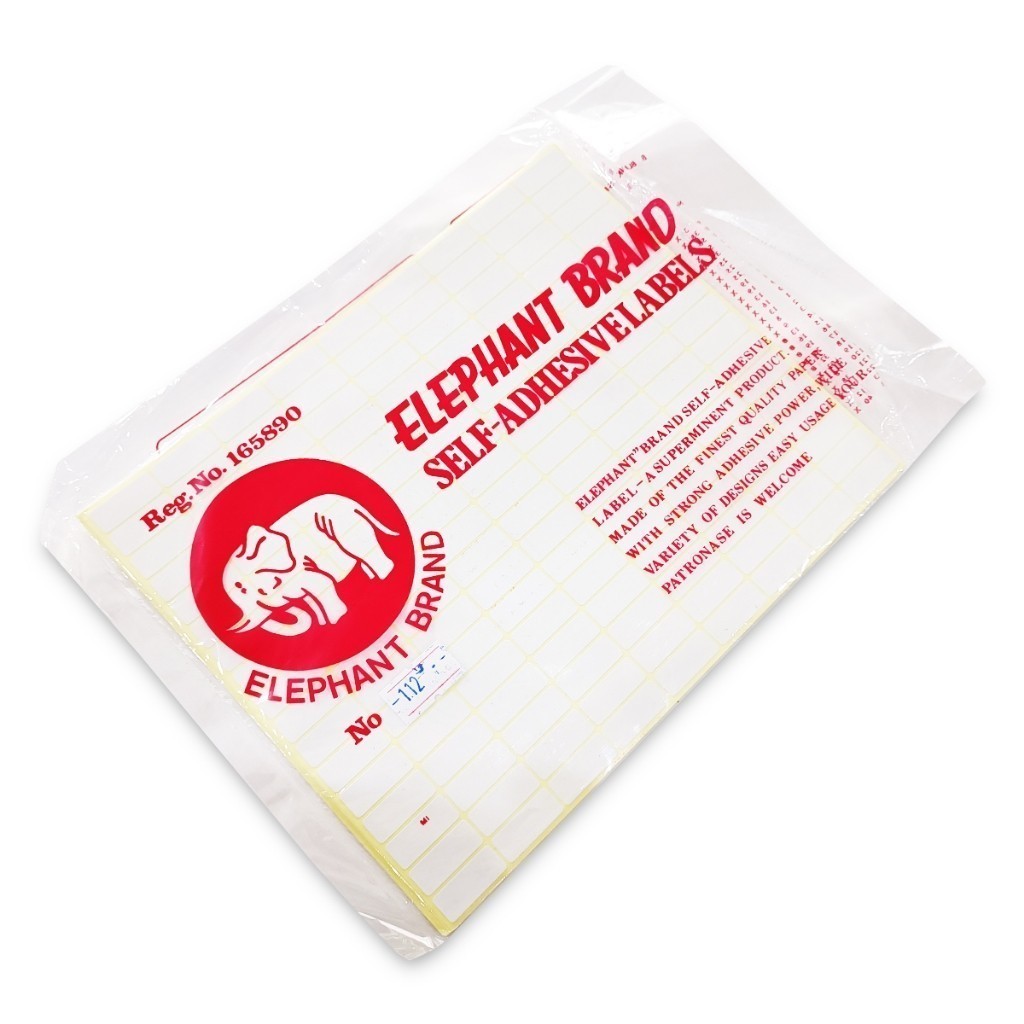 Elephant Invitation Label Paper Label Sticker | Shopee Philippines