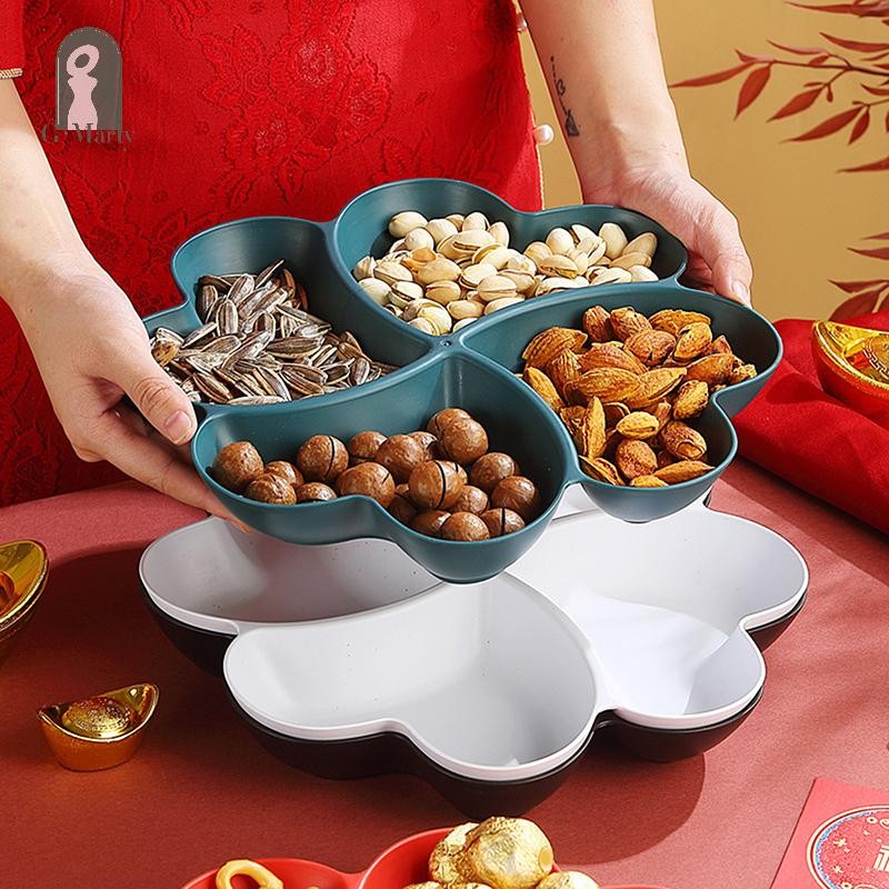 GMARTY 1PC Candy Plate Dried Fruit Plate Fruit Basket Heart-shaped ...