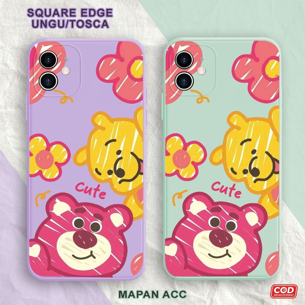 Case Lotso Bear SM160 Vivo Y12 Y17 Y12S Y20 Y02 Y02S Y91 Y95 Y1S Y15S ...