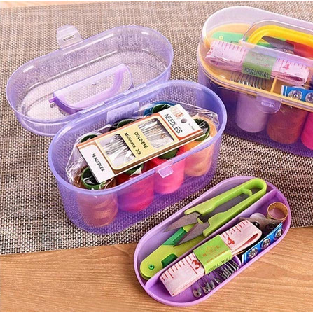 Sewing Kit Box Set 10 in1 Small/Big Household Sewing Tools Portable ...