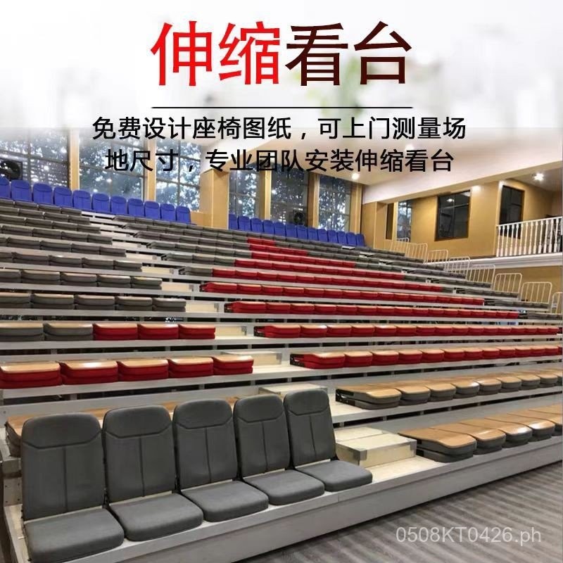 Auditorium Foldable Sports Telescopic Stand Basketball Court Seat ...