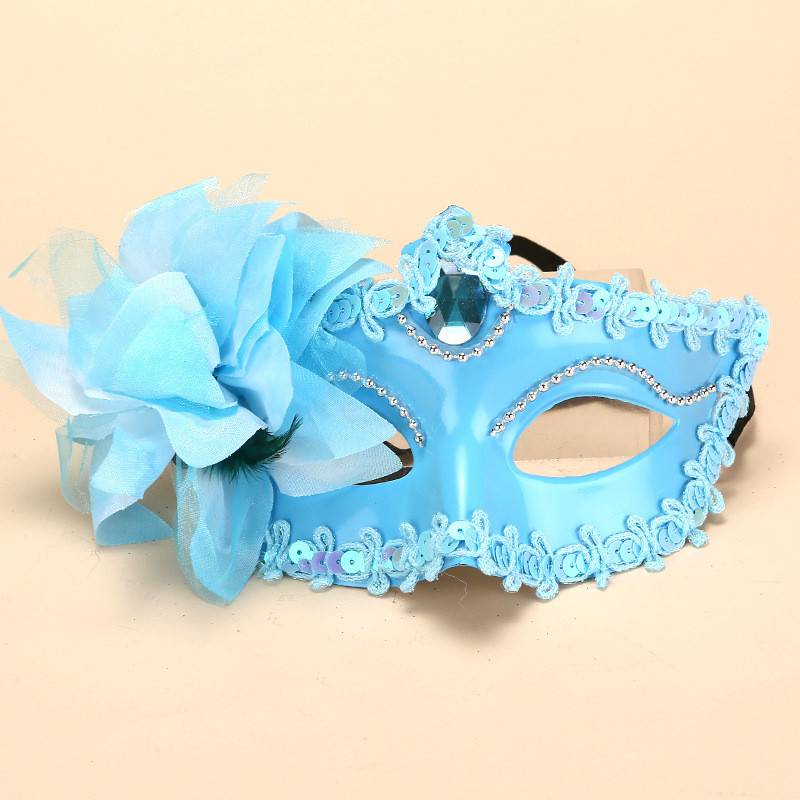 Princess Mask Masquerade Large Lily Mask Prom Princess Sexy Dress Up ...