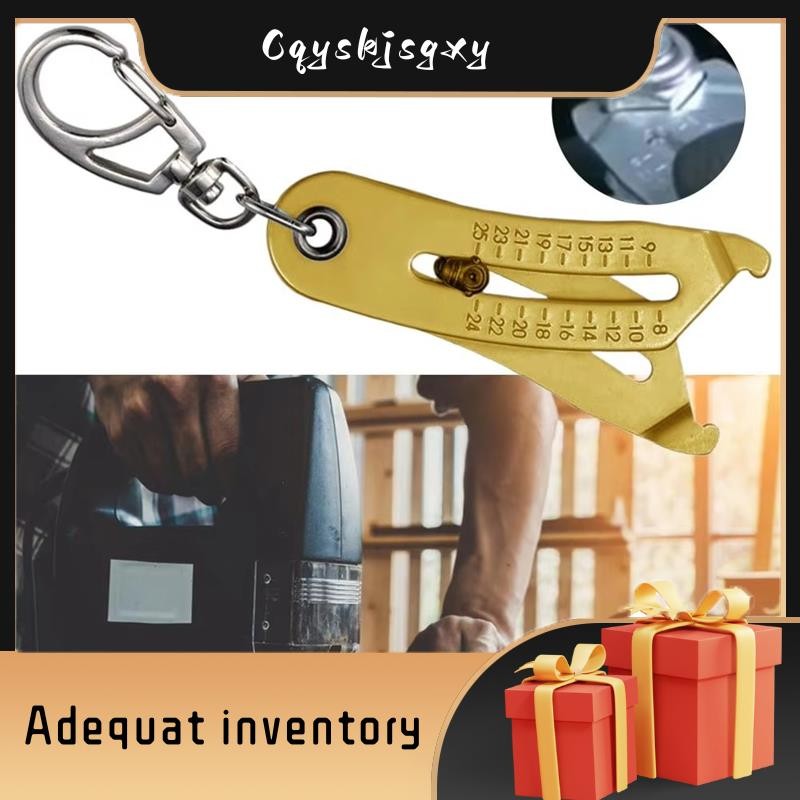 cqyskjsgxy Portable Precise Thread Size Checker Keychain - Bolt Size ...