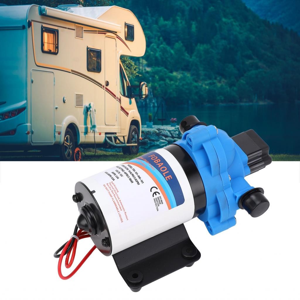 Gugushop RV Fresh Water Pump Low Noise 3.0 GPM Overload Guard Self ...
