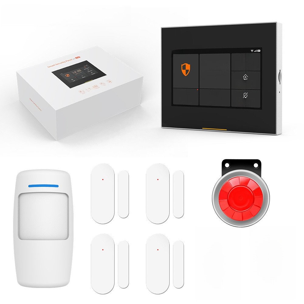 Graffiti Intelligent Anti-Theft Alarm Host WiFi+GSM Dual Network Alarm ...