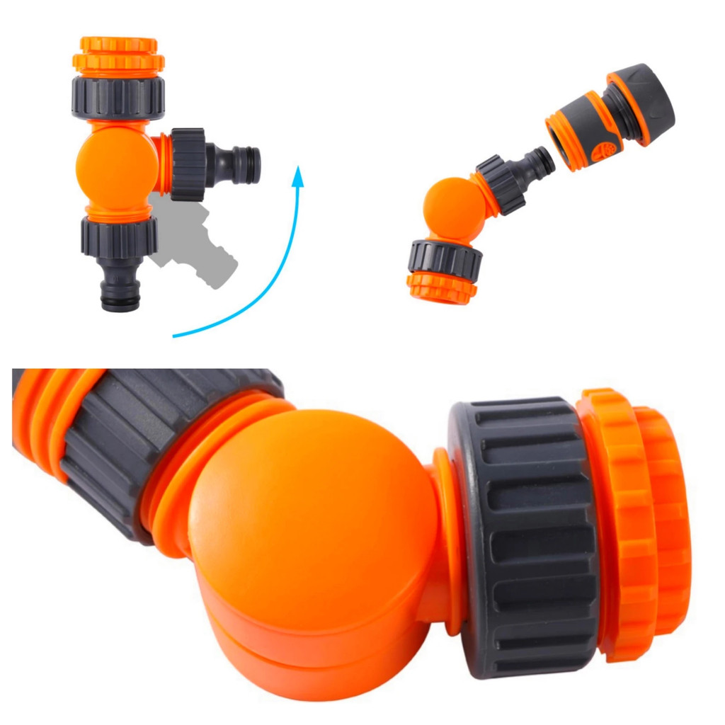 Water Tap Rotatable Quick Connector Male/Female Thread Water Gun Faucet ...