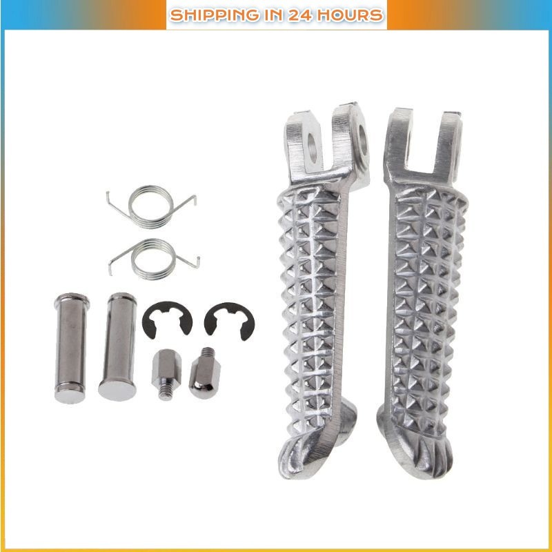 Repose-Pieds Avant Moto Yamaha YZF R1 R6 R6S - Aluminium Argent