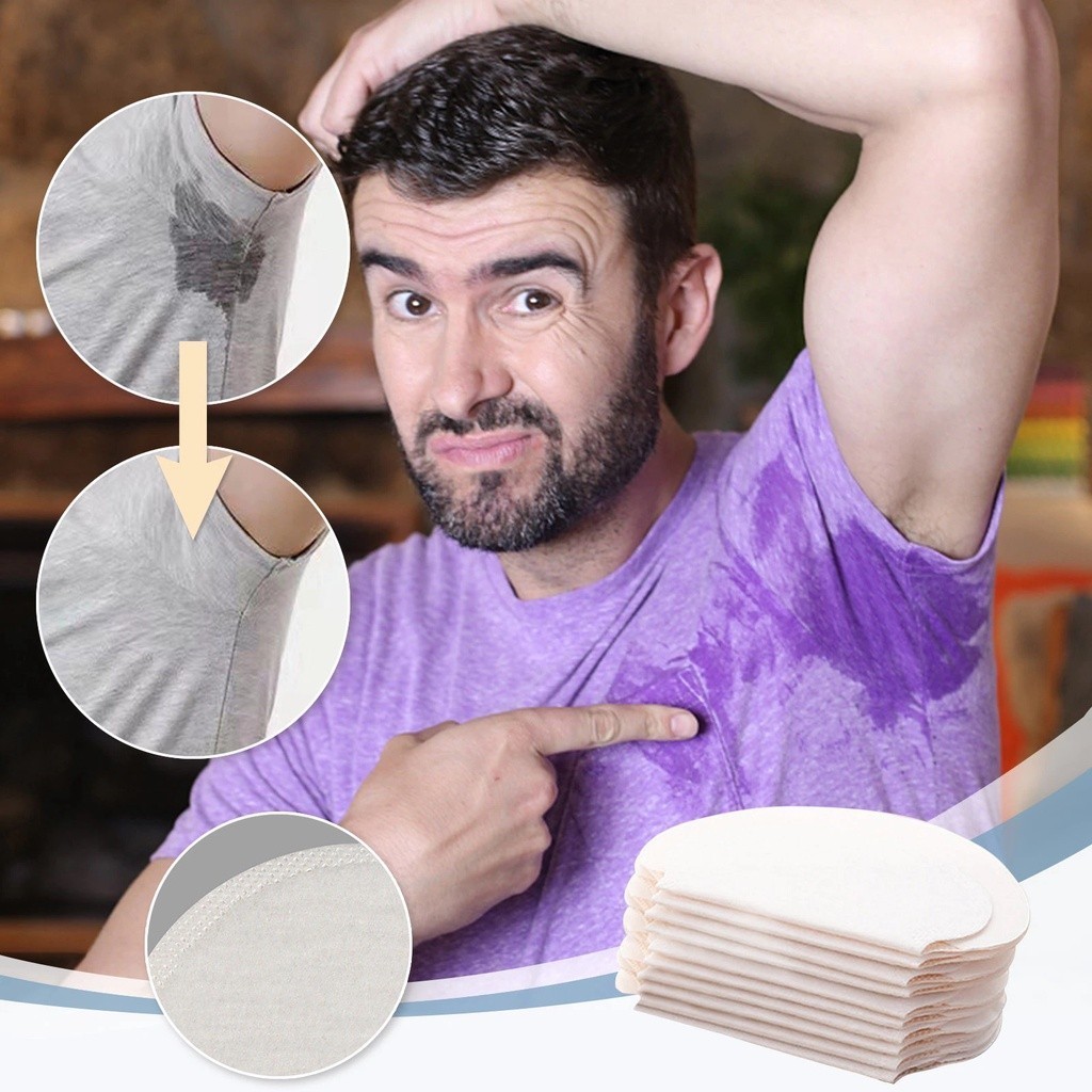 50Pcs Underarm Sweat Pads Antiperspirant Underarm Sticker Pads Anti ...