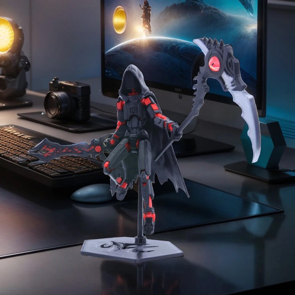 Upgraded 3D Printed Death Model Multi-joint Movable Puzzle Assembly ...
