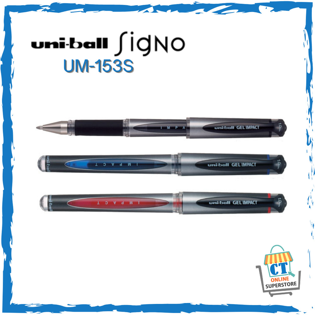 UNIBALL SIGNO UM-153S 1.0mm | Shopee Philippines
