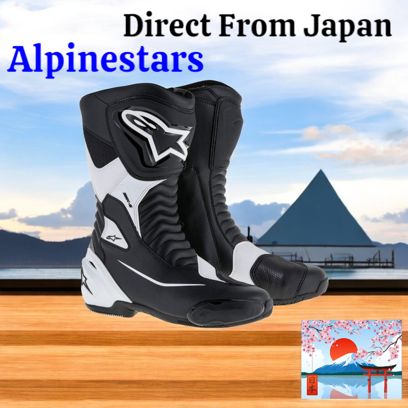 Alpinestars Motorcycle Boots Smx-6 V2, Black/White ... - UK - View #7