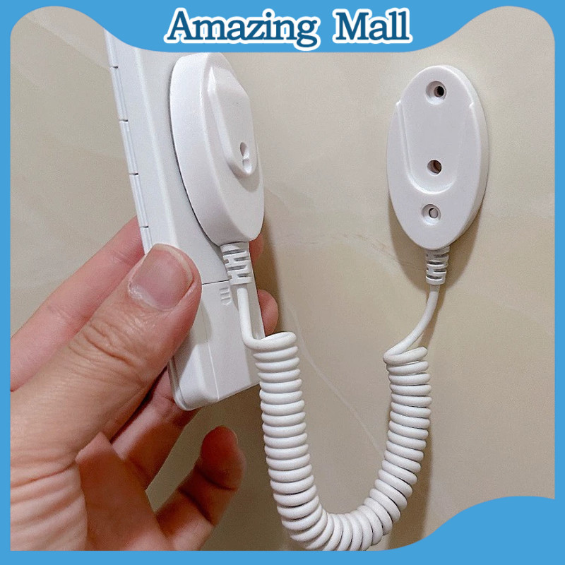 Retractable Remote Control Anti Loss Rope Remote Holder Wall-mounted ...