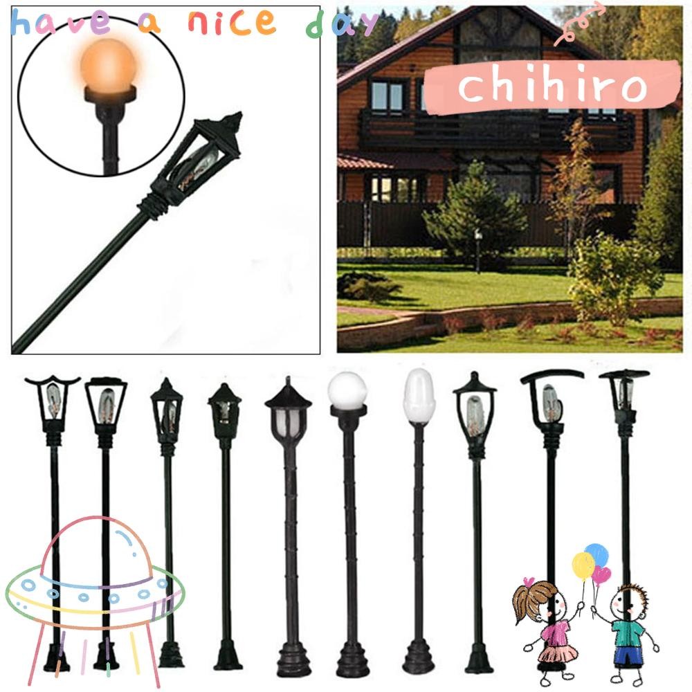 CHIHIRO1 10pcs Model Street Lights 1:100 Scale Miniatures Decor Warm ...