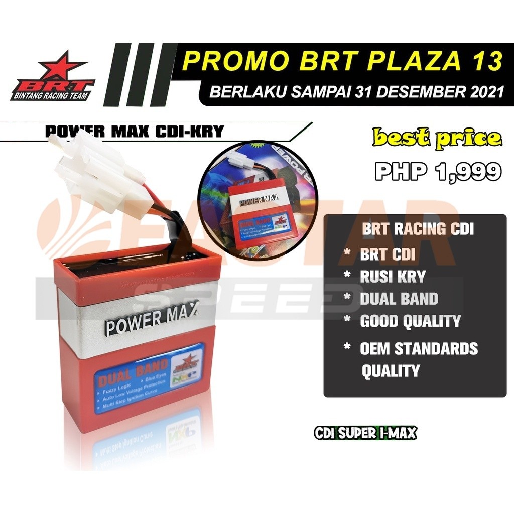 RUSI KRY 125/150/200 RACING CDI PLUG & PLAY | Shopee Philippines