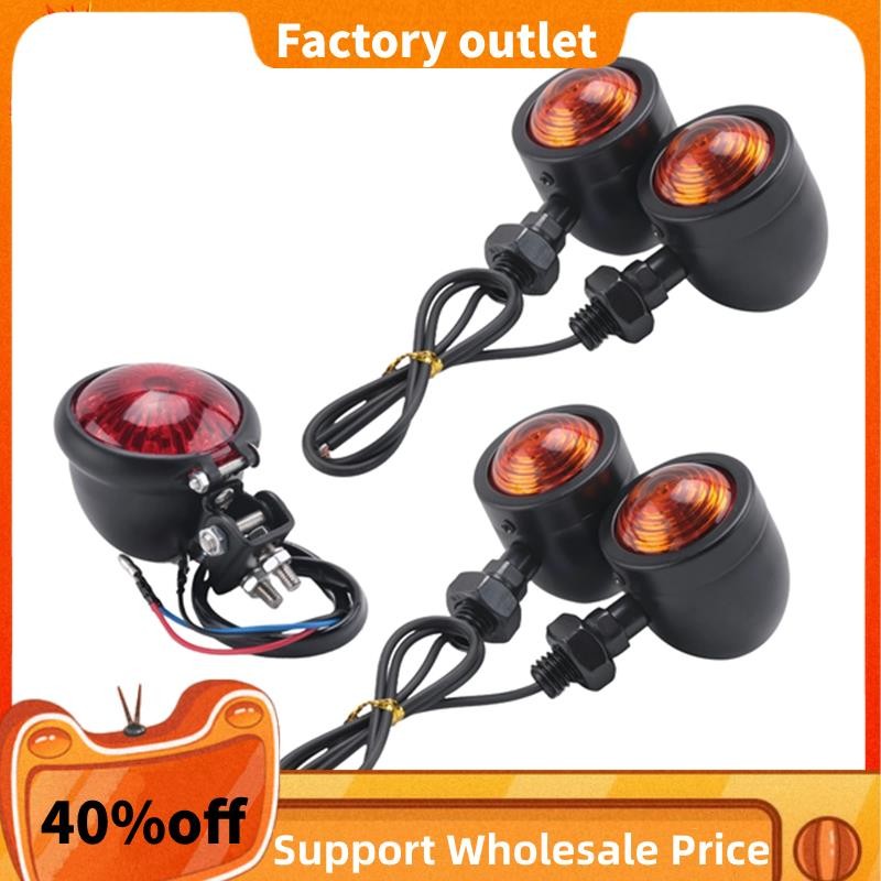 In 5Pcs/Set Motorcycle Turn Signals Rear Tail Lights Brake Stop Lamp ...