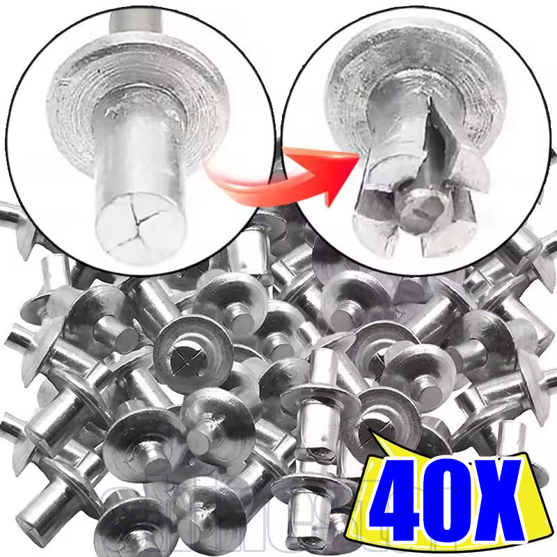 10/20/40Pcs Aluminum Alloy Expansion Rivet - Home Furniture Fasteners ...